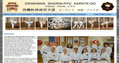 Desktop Screenshot of okinawanshorinryu.com